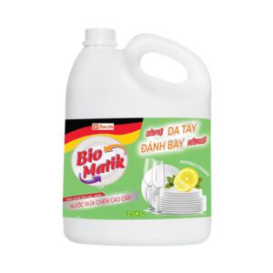 Nước Rửa Chén Sinh Học Cao Cấp Bio Matik Hương Chanh Sả – Can 3,5L