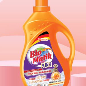 Nước Giặt Xả Sinh Học 9in1 Bio Matik Đậm đặc Can Cam 3,8L - Hương Comfor