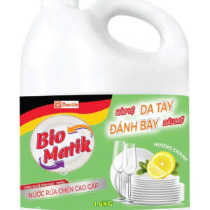 Nước Rửa Chén Sinh Học Cao Cấp Bio Matik Can 1,6L